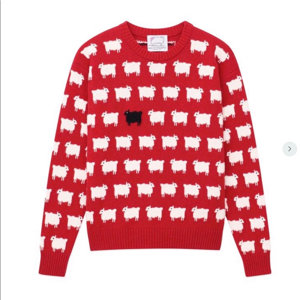 Princess Diana Sheep Sweater By Warm and Wonderful SMALL Women’s